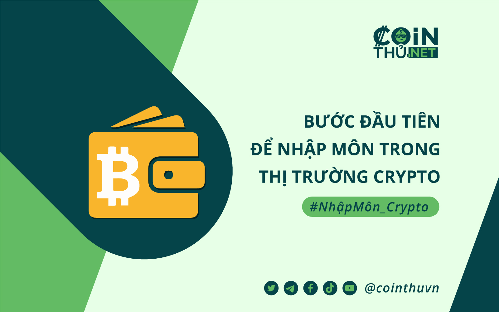 Bước đầu tiên để nhập môn trong thị trường crypto